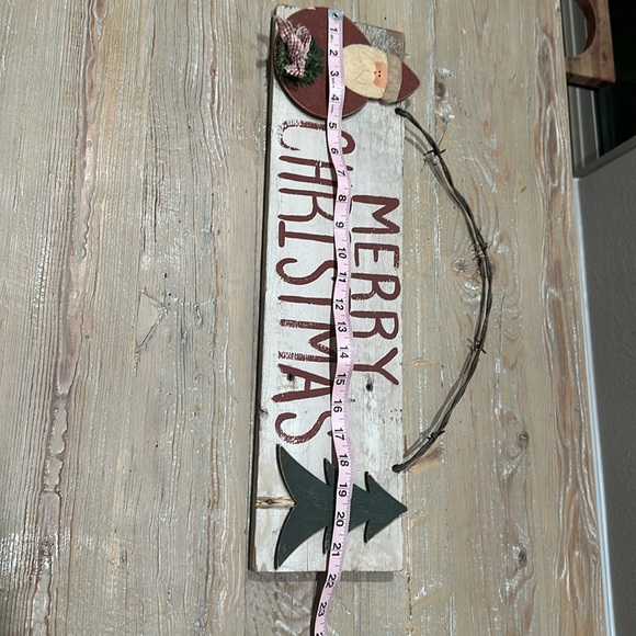 Rustic Merry Christmas Wood Sign - Picture 11 of 13